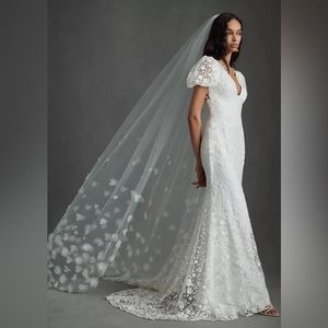BHLDN Anthropologie Rosyn Veil